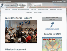 Tablet Screenshot of or-hadash.org